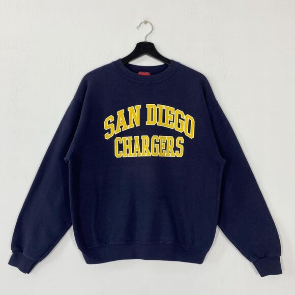 Vintage San Diego Chargers NFL Crewneck Sweatshirt, San Diego Chargers Football - Picture 1 of 2